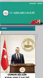 Mobile Screenshot of kirklareli.gov.tr